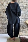 Hush Pillow Cotton Nero Boyfriend Shirt Black